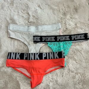PINK Victoria's Secret underwear Set - Coral, Mint, Gray
